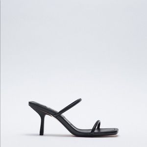 Zara high heeled sandals with thin straps (size 9)